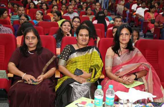 Dr. Rinku Das giving a talk at Little Elly School, Sarjapur Road